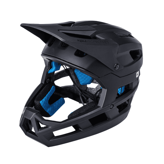 Kali DH Invader Sld Mat Black/Gls Black Full Face helmet