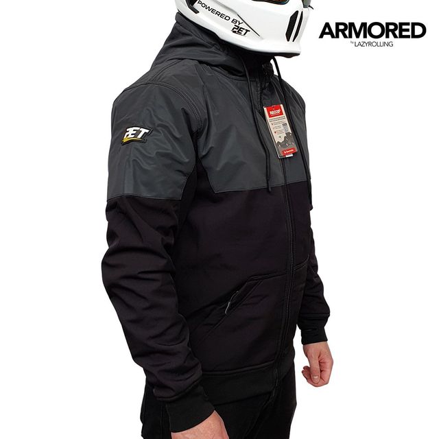 ARMORED x PET Black on Black Reflective Jacket by Lazyrolling
