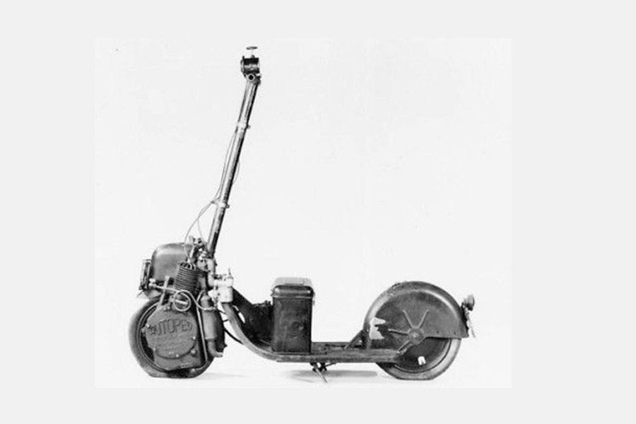 A bit of history, Autoped, the world's first motorized scooter