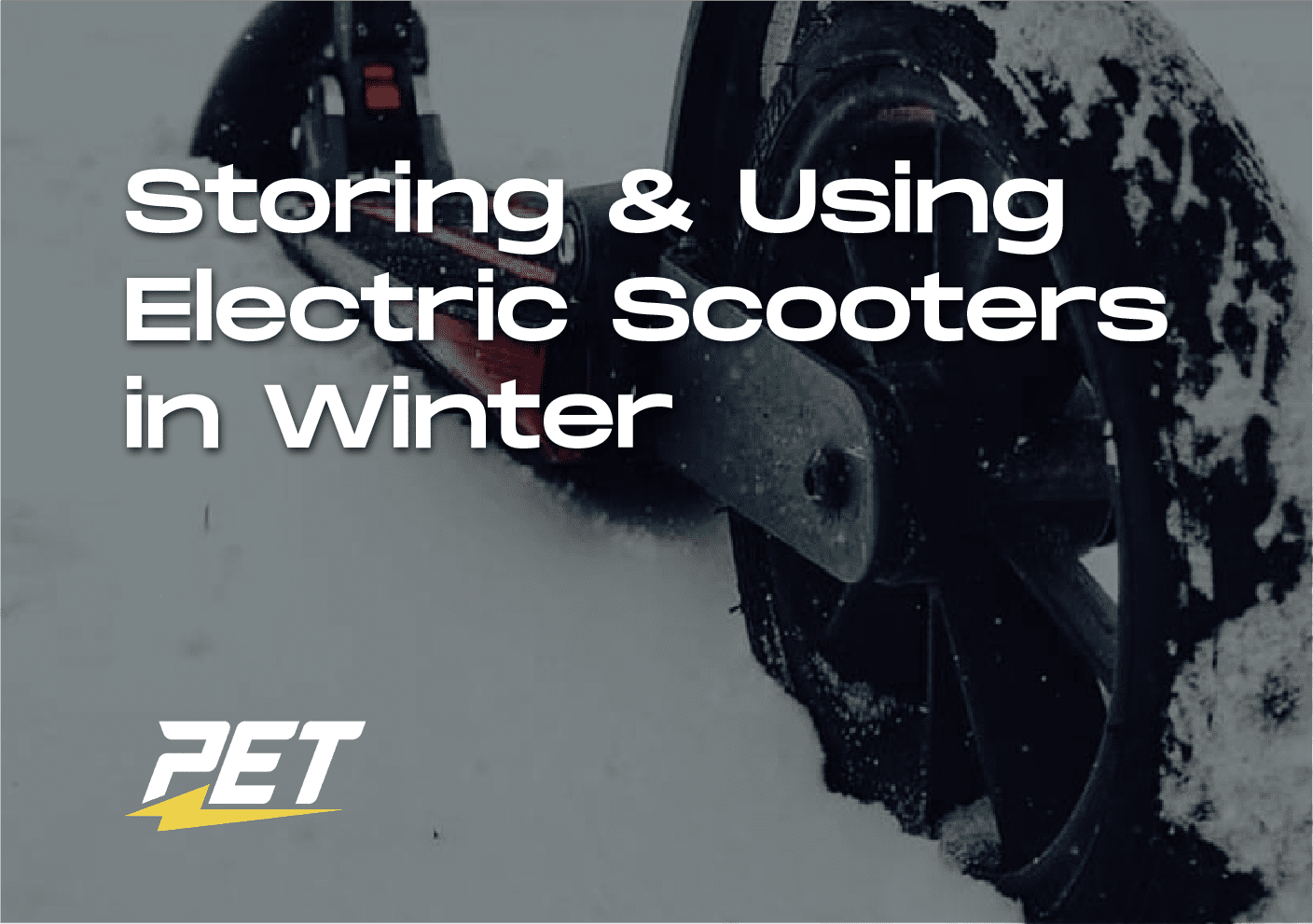 Storing or Using Electric Scooters During Winter