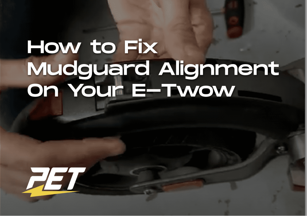 How to Fix Loose Rear Fender Mudguard Alignment ETwow Electric Scooter