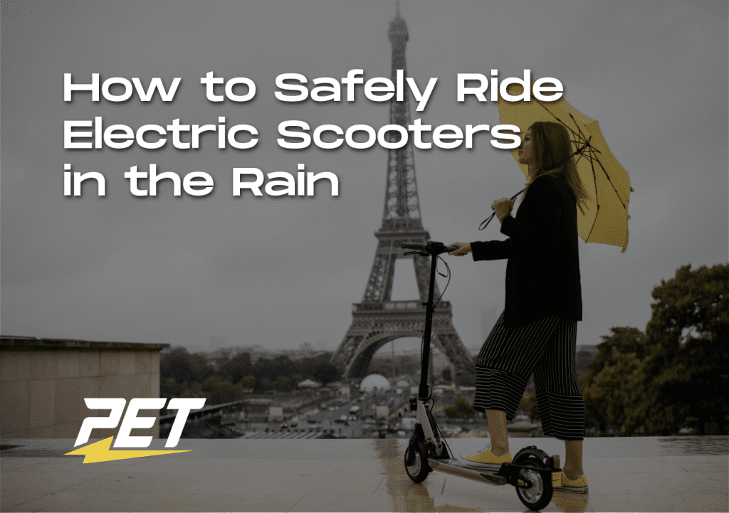 How To Safely Ride Electric Scooters In The Rain