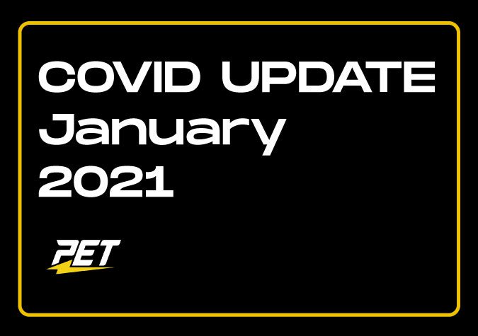 COVID UPDATE January 2021 | Personal Electric Transport