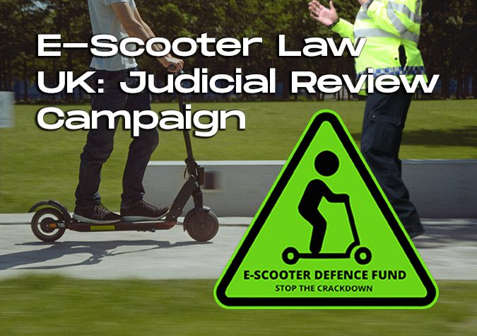 E-Scooter Law UK: Judicial Review Campaign ESDF-PET-Blog-Cover--