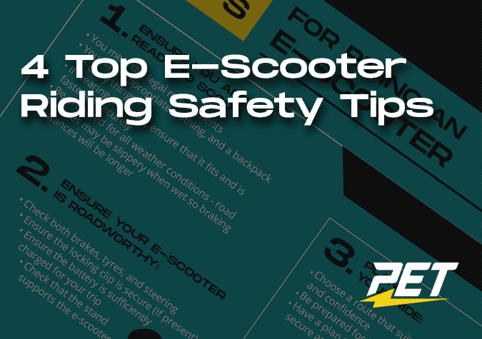 4 Top E-Scooter Riding Tips