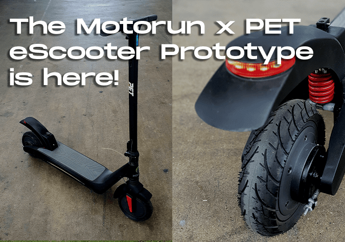 The Motorun eScooter Prototype is here!