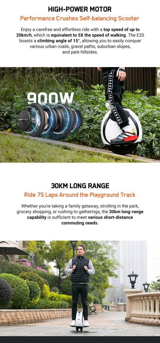 Inmotion E20 | Electric Unicycle | PET London